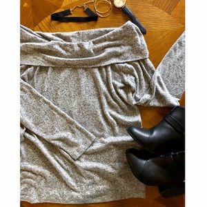 Never worn!!! NWOT. Off the Shoulder Sweater